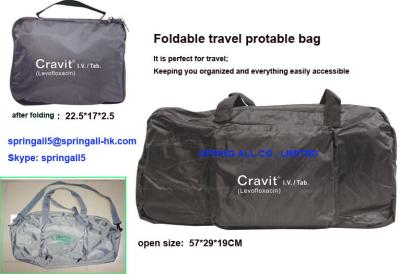 China Foldable travel luggage bag, fodlable travel bag, folding handbags for sale