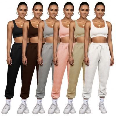 China 2021 QUICK DRY Women's Two Piece Outfit Short Sleeve T-Shirt Tops Bodycon Long Pants Summer 2 Piece Tracksuit Sweatsuit Set for sale