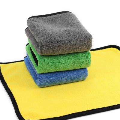 China Child Safe Microfiber Towel Cleaning Cloth Microfiber Dust Towel Car Bathroom Kitchen Home Microfiber Towel for sale