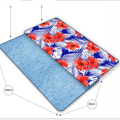 China 2021 New Microfiber Custom Printed Sand Free Beach Towel Safe For Kids for sale