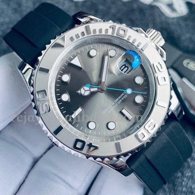 China YACHT 41mm Top Ceramic Automatic Movement Day/Date Mechanical Mens Watch Luxury Stainless Steel Watches PRIME Wristwatches for sale