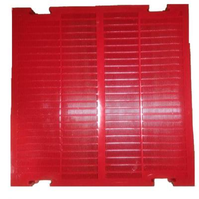 China Ore Weihai Tongge Polyurethane Vibrating Screen Mesh Sieve Plates Dewatering PU Screen for sale