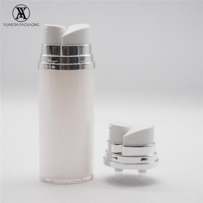 China Luxury Pearl Body Lotion Double Color Lotion Cosmetic Airless Pump Bottle 5mlx2 10mlx2 for sale