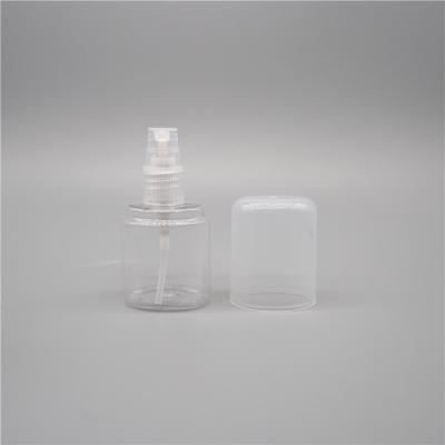 China Wholesale Personal Care Wholesale Personal Use 30ml Pet Rectangle Flat Transparent Flat Plastic Spray Bottle for sale