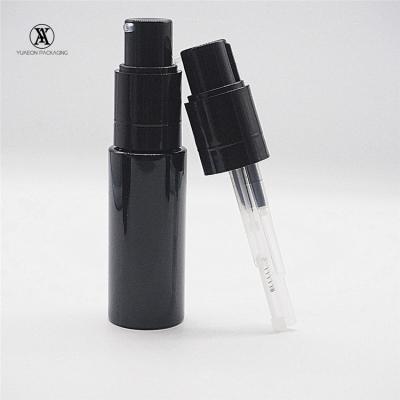 China Black 50ml Round Empty Round Powder Sprayer Talcum Dry Powder Spray Plastic Bottle With Powder for sale