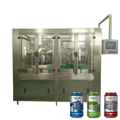 China Automatic Beverage Aluminum Cans Filling Machine For Juice And Carbonated Drinks Production Line for sale