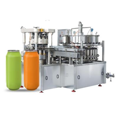 China Automatic Beverage Soda Canning Machine For Carbonated Juice Cans Filling Line for sale