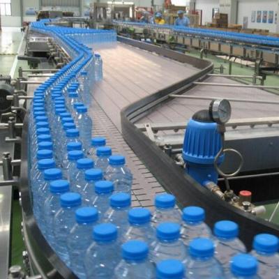 China Beverage Factory Price Bottle Chain Conveyor For Water Bottling Production Line for sale