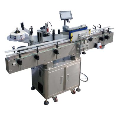 China Automatic Self Adhesive Beverage Bottle Labeling Machine For 10ml-200ml Round Bottles With One Label for sale