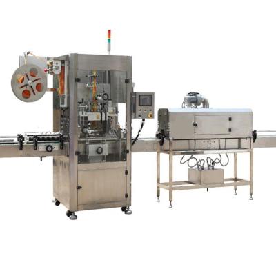 China Beverage Plastic Bottle Automatic Labeling Machine And Glass Shrink Sleeve Applicator for sale