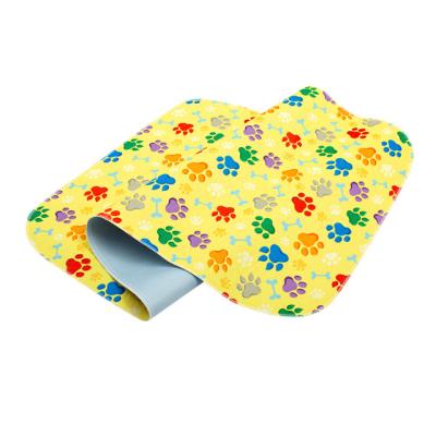 China Reusable Custom Washable Puppy Pee Pads Puppy Pet Training Pads Washable Pee Pads for sale