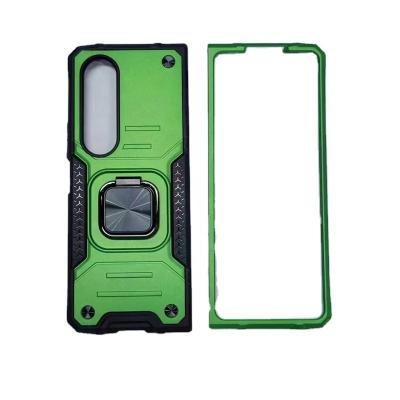 China New Shockproof Shockproof TPU Phone Cover Case With Ring Holder For Z Fold 4 for sale