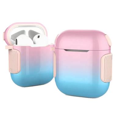 China For AirPods Pro Newest Colorful Anti-Drop Lightning Protect Headphone Cover Case For Airpods 1/2 Matte Texture Earbuds Case for sale