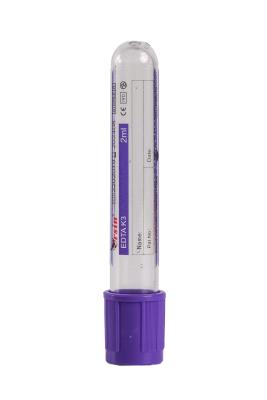 China BD Vacutainer K2 EDTA Purple Top Tubes Glass Or PET 2 Ml EDTA Tube for sale