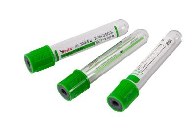 China Green Serum Sodium Heparin Tube Bd Vacutainer Sodium Heparin 10 Ml for sale