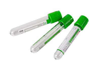 China Serum Heparin Tube 0.5ml-9ml Blood Green Plasma Separator Tube for sale