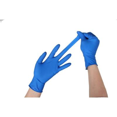 China Professional Nitrile Gloves China Manufacture Disposable Blue Nitrile Examination Gloves for sale