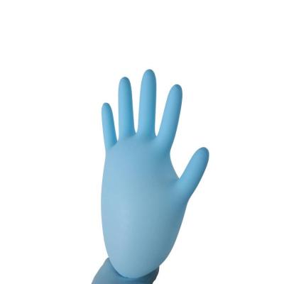 China Nitrile Manufacturers Powder Examination Nitrile Free Medical Blue Disposable Gloves for sale