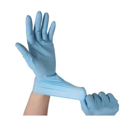 China Best Nitriles 12 Inch Medical Blue Nitrile Examination Gloves Disposable Gloves for sale