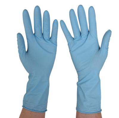 China High Quality Blue Nitrile Disposable Nitrile Examination Gloves For Safety for sale