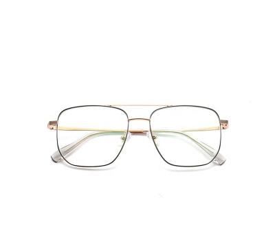 China Optical frames for myopia ZOWIN Model 20656 aviation metal frame eyeglasses frames Ready stock eyeglasses customized logo oversized vintage glasses for sale