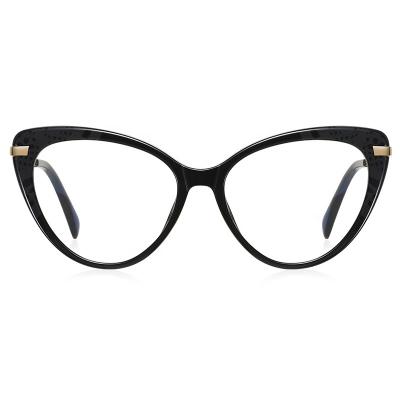 China Optical frames for myopia ZOWIN Model 2110 cat eye metal with TR90 optical frame metal blue light blocking eyeglasses for frame custom logo ready stock for sale