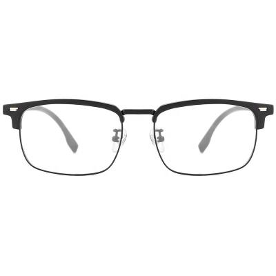 China Optical frames for myopia ZOWIN Model 3230 square optical frame metal eyeglasses for frame custom logo frame ready stock glasses TR90 for sale