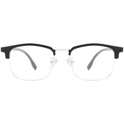 China Optical frames for myopia ZOWIN Model 3232 square optical frame metal eyeglasses for frame custom logo frame ready stock glasses TR90 for sale