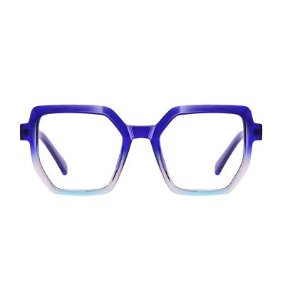 China Optical frames for myopia ZOWIN Model 2143 eyeglasses frames Ready Stock Blue Light Blocking Eyeglasses TR90 Optical Frame Polygon glasses for sale