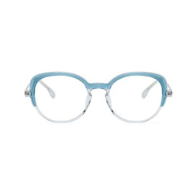 China Optical frames for myopia ZOWIN Model 3219 round optical frame metal blue light blocking eyeglasses for frame custom logo frame ready stock glasses TR90 for sale