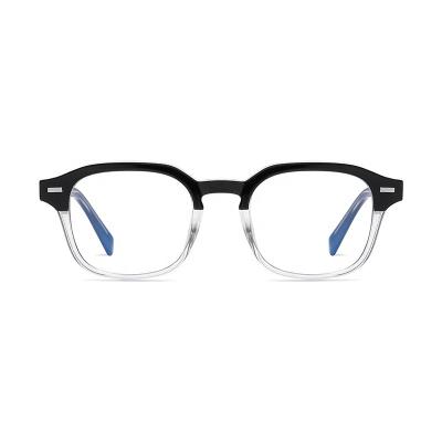 China Optical frames for myopia ZOWIN Model 2118 Polygon square eyeglasses frames Ready Stock Blue Light Blocking Eyeglasses TR90 Optical Frame metal pin temple for sale