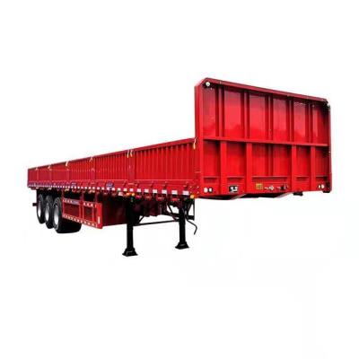 China Portable Premium Trailer Full Side Wall Barrier Durable Material Semi Trailer for sale