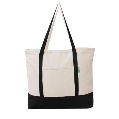 China 100% Customized Eco-friendly Cheap 8oz Logo Tote Shopping Bag Canvas Bag Cotton Bags With Logo for sale