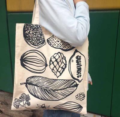 China Extra Large Canvas Tote Bag Reusable Grocery Shopping Cloth Bag Reusable DIY Crafts Open Top Bag for sale