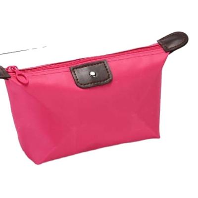 China High quality 2021 kilometer brand fashion polyester satin large capacity waterproof cosmetic pouch for sale