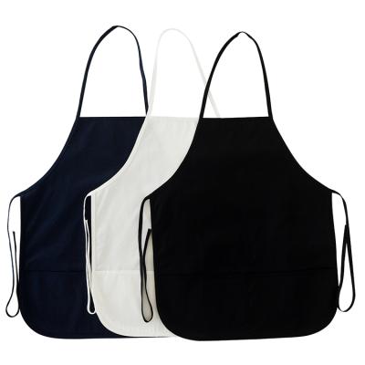 China Fashion cotton cleaning bag with promotional waxed TC canvas apron customer logo printed polycotton apron for sale