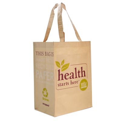 China Cheap Eco Friendly Pharmacy Brown Food Maker Paper Bag Eco Friendly Paper Bags With Logo Print Custom for sale