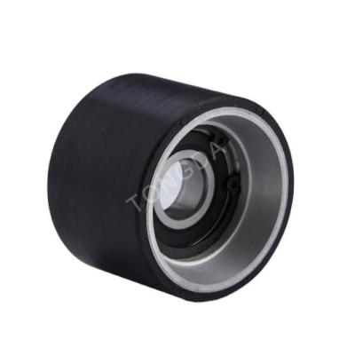 China Tongda Traditional Handrail Belt Roller 70*50 6204 Pulley Belt Aluminum Escalator Handrail Bearing Roller for sale