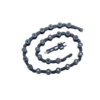 China Tongda Traditional Escalator Handrail Swing Chain 22 Joints , Bearing 608 Step Swing Escalator Handrail Chain for sale