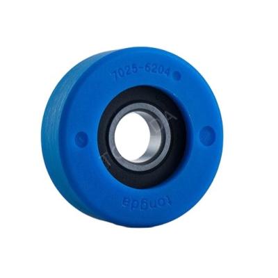 China Traditional Tongda Escalator Step Roller 70*25 6204 Counterweight Roller Customized Escalator Parts for sale