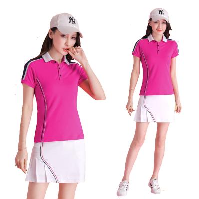 China Wholesale High Quality Custom Women's Golf Shirt Anti-Shrink Fitted Short Golf Short Skirt Lady With Nets for sale