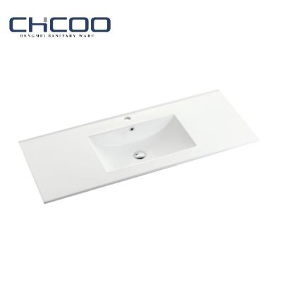 China China Wholesale Modern Slim Edge Basins Drop To Gloss White Wash Sinks Over Counter Face Hand Basin for sale