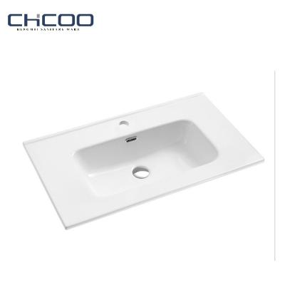 China Modern Design Cheap Price CE Certificant Slim Edge Basin Over Ceramic Hand Backwash Sinks Elegant Bathroom Basin for sale