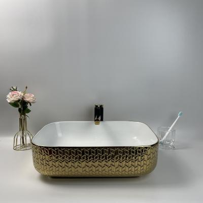 China Modern Ceramic Wash Basins Table Top Basin Bathroom Sink for sale