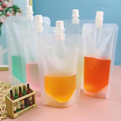 China Customizable Food Grade Spout Pouches with Spout for Liquids, Milk, Coffee, Tea, Beverages, Beer, Juice for sale