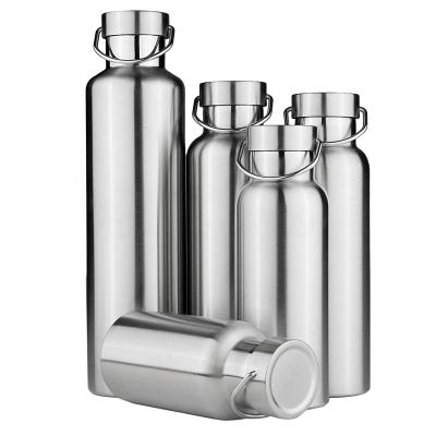 China 2021 PORTABLE wholesale camping increasing outdoor sport water bottle stainless steel travel recycle bottle for sale