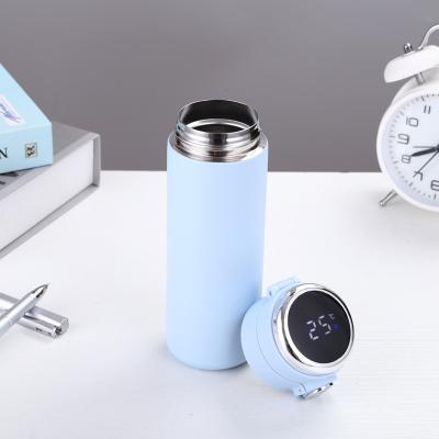 China 2021 wholesale 304 stainless steel PORTABLE vacuum insulated smart water bottles with led temperature display for sale