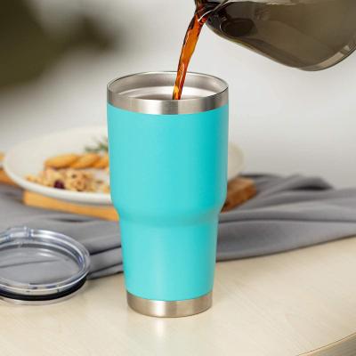 China 30 Ounce Double Wall Reusable Reusable Coffee Tumbler Travel Mugs Tumbler Thermo Mug for sale