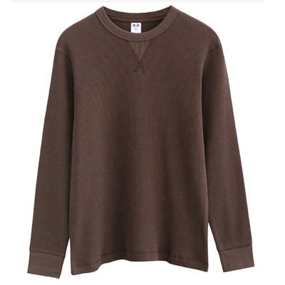 China Anti-wrinkle READY TO SHIP WAFFLE COTTON SWEATER CREWNECK SWEATSHIRT for sale