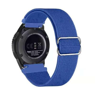 China 20mm Nylon Elastic 22mm Watch Band For Samsung Galaxy Watch 3 Sport Nylon Strap For Amazfit Huami Zulu NATO Watch Strap for sale